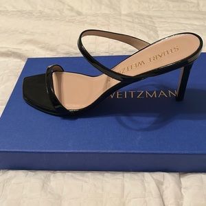 Stuart Weitzman “Aleena” sandal. 75mm heel.
